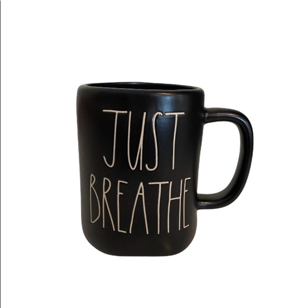 Rae Dunn Coffee Mug “Just Breathe”